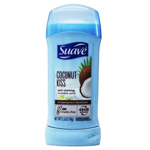 DEODORANT SUAVE COCONUT KISS 2.6oz