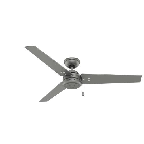 CEILING FAN 52" CASSIUS MATTE SILVER