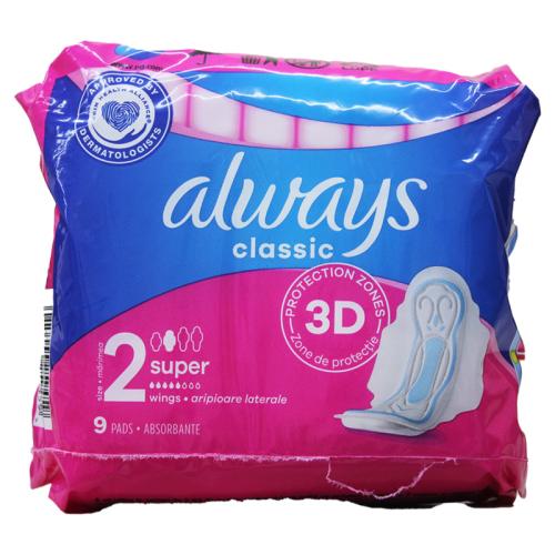 ALWAYS MAXI CLASSIC LONG 9CT