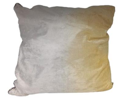 PILLOW OMBRE VELVET 20"PF IVORY