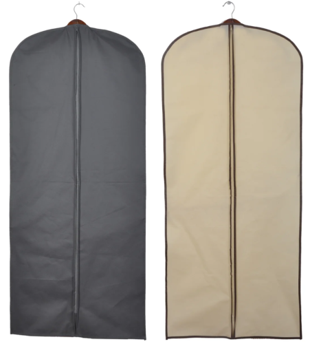 23.65" x 53.25" Non Woven Dress Bag with Zipper 