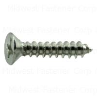 6X3/4 PHILLIPS FLAT WOOD SCREWS 02535