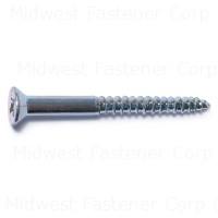 6X1-1/2 PHILLIPS FLAT WOOD SCREWS