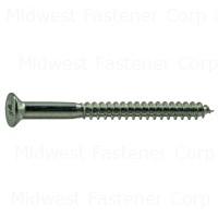 8 X 2 PHILLIPS FLAT WOOD SCREWS