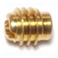 66362 TAPPED 6-32 WOOD INSERT BR