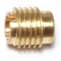 66365 TAPPED 1/4-20 WOOD INSERT BR