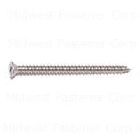 6 X 2 SCREWS PH FLAT SHEET METAL SS 05161