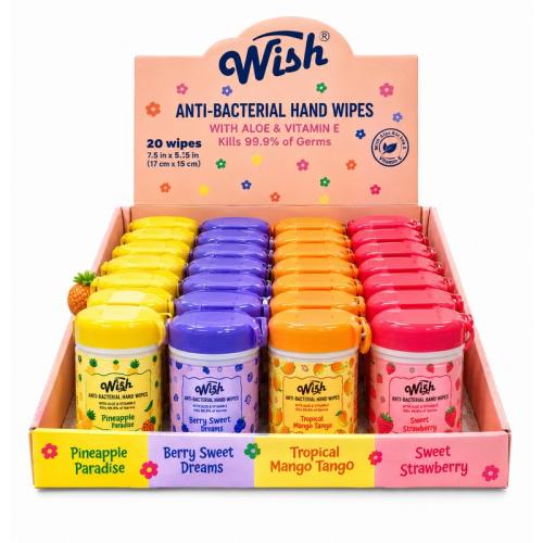 Wish Sanitizing Antibacterial Hand Wipes With Charm