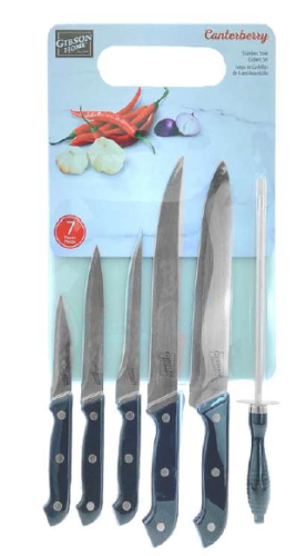 7-Piece Stainless Steel Canterbury Cutlery Set – Clamshell Pack