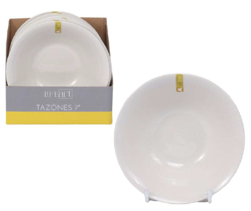 White Porcelain Bowl – 7"