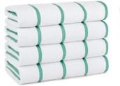 BEACH TOWEL GREEN 30X60 ST. MAARTAN