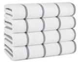 BEACH TOWEL LIGHT GREY 30X60 ST. MAARTAN