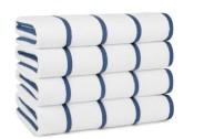 BEACH TOWEL NAVY 30X60 ST. MAARTAN