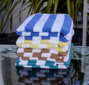 BEACH TOWEL CABANA ASST
