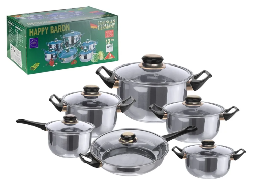 12 Pieces Cookware Set