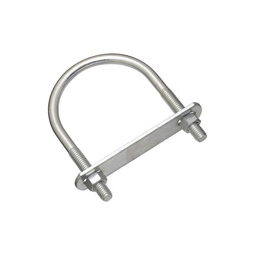 National Hardware N222-217 U-Bolt, 4-1/2 in L Inside, 3 in W Inside, 3/8-16 Thread, Steel, Zinc-Plated