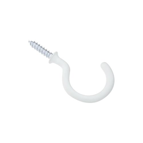 National Hardware N248-450 Cup Hook, Steel, Vinyl-Coated, 15 lb Working Load