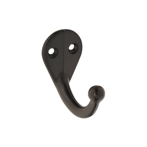 National Hardware V162 Series N330-795 Cloth Hook, 35 lb, 1 -Hook, Zinc, Oil-Rubbed Bronze