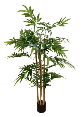 Artificial Bamboo Plant in Plastic Pot