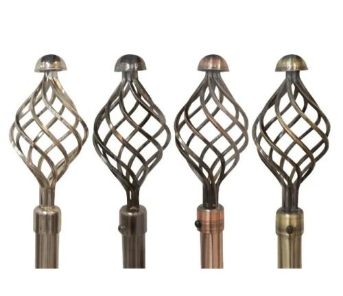 CURTAIN ROD METAL PLATED COLOR