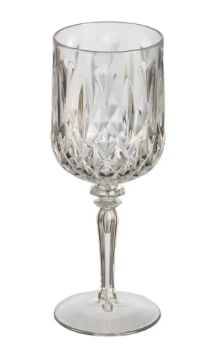 Plastic Champagne Glasses, 350 ML