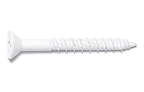 54472 3/16X1-3/4 HEX CONCRETE SCREW WHITE RUSPERT