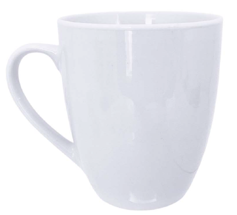 White Porcelain Mug – 360ml