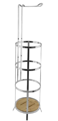 Heavy-Duty Chrome Toilet Paper Holder