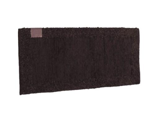 RUG BROWN GLORY BORDERED 27"x54"