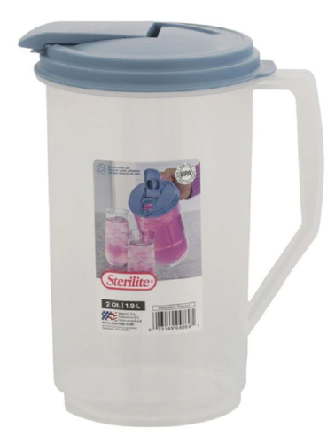 1-Gallon Round Pitcher – Washed Blue
