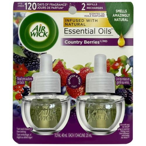 AIR FRESH AIRWICK OIL 2PK REF COUNTY BERRIES