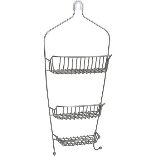 SHOWER HEAD CADDY IN NICKEL
