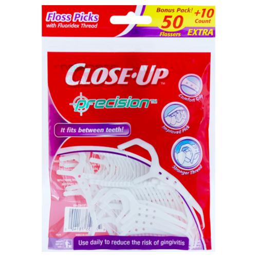 FLOSS PICKS CLOSE UP 50CT