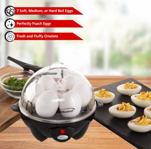 EGG COOKER /STEAMER 7 -BLK TS-1045BK