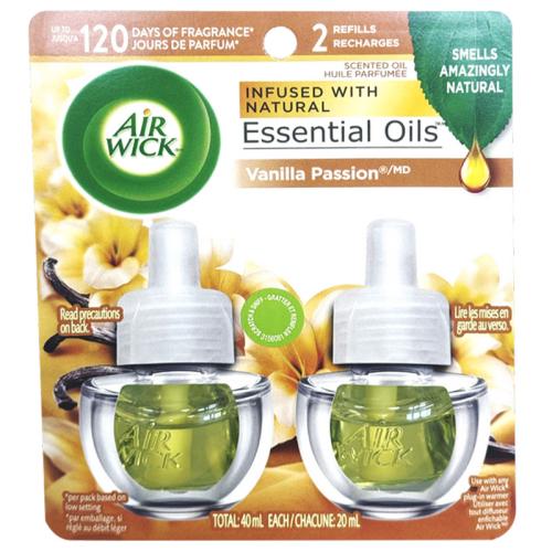 AIR FRESH AIRWICK OIL 2PK REF VANILLA PASSION