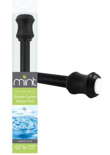 SHOWER CURTAIN ROD MATTE BLK