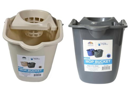 Plastic Mop Bucket With Wheels