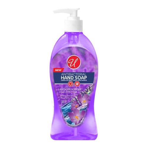 HAND SOAP ANTI-BACTERIAL LAVENDER BQT 13.5OZ