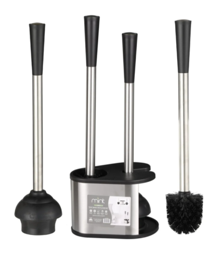 Toilet Plunger and Bowl Brush Combo