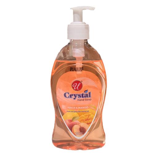HAND SOAP CLEAR PEACH & MANGO 13.5OZ