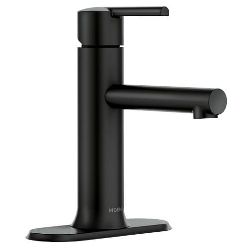 BATHROOM FAUCET ARLYS MBLK ONEHNDL LOW ARC