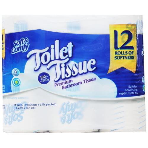 Toilet Paper With Plastic Wrap