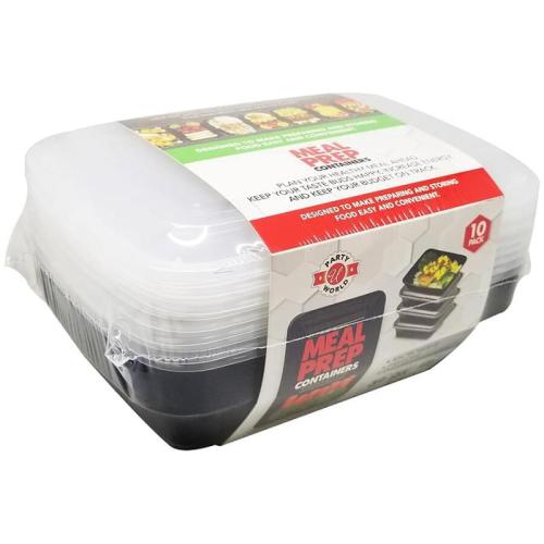 CONTAINER FOOD RECTANGLE 10PK 38OZ