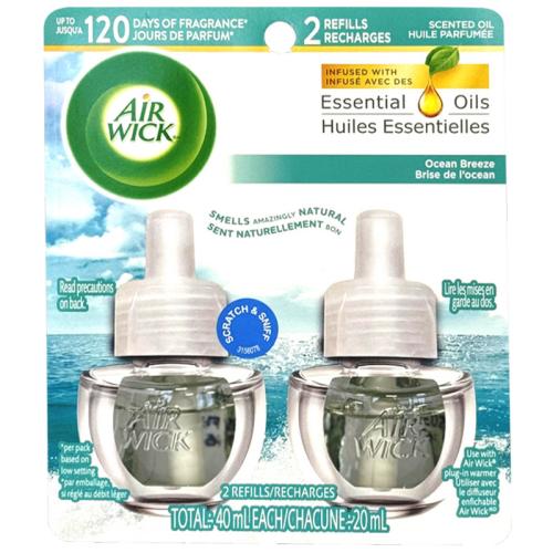 Air Wick Oil Air Freshener 2-Pack Refill – Ocean Breeze