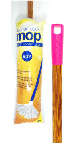 #32 Cotton Mop With Wood Handle