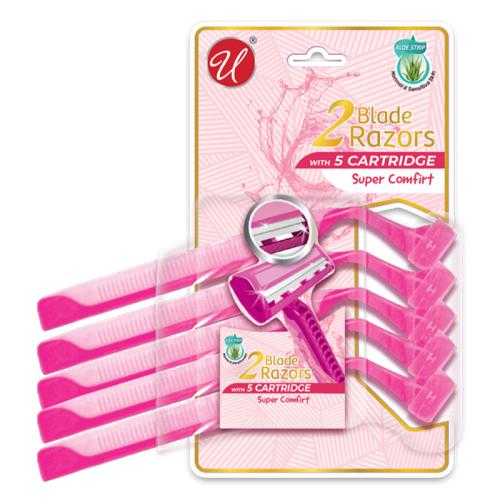 RAZORS TWIN BLADE LADIES 5PK