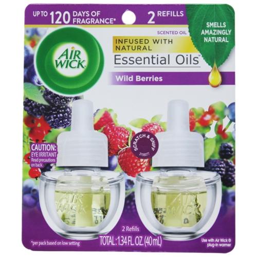 AIR FRESH AIRWICK OIL WILD BERRY 2ct