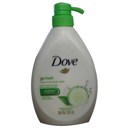 DOVE BODYWASH GO FRESH W/PUMP 550ML
