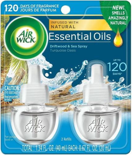 AIR FRESH AIRWICK OIL TURQUOISE OASIS 2PK