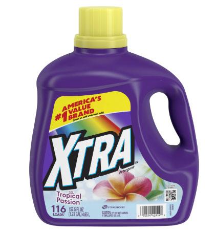 XTRA Ultra Liquid Detergent – Tropical Passion, 139.2 fl oz